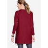 ellos Plus Size French Terry Love Tunic Sweatshirt - 3 of 4