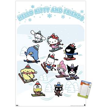 Trends International Hello Kitty and Friends: 24 Aspen Skiing Unframed Wall Poster Prints