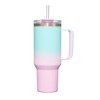 Hyleory Stylish 40oz Stainless Steel Water Tumbler with Leak-Proof Lid & Straw - Your Hydration Hero - 2 of 4
