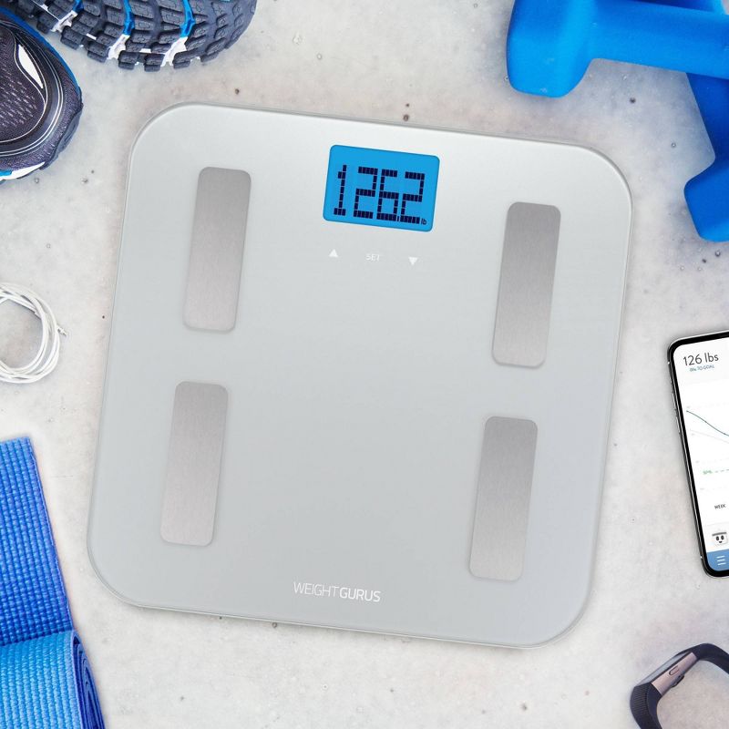 AppSync Smart Scale with Body Composition Silver - Weight Gurus, 5 of 9