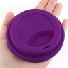 Unique Bargains Silicone Dust Resistant Reusable Flexible Water Tea Coffee Mug  Cup Lid 1 Pc - 3 of 3
