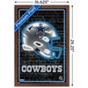 Trends International NFL Dallas Cowboys - Neon Helmet 23 Framed Wall Poster Prints - 3 of 4