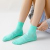 Boersma 7 Pairs Women's Compression Socks - Colorful Cushioned Cotton Crew Socks for Running, Hiking, Cycling, Fitness, Deodorant & Supportive - 2 of 4