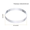 Unique Bargains Stainless Steel Non-Stick Perforated Baking Dessert Round Cake Ring 3 Pcs - 2 of 4