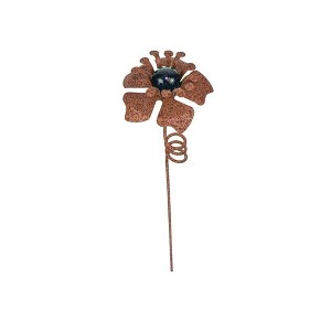 Echo Valley Rustic Glow-in-the-Dark Flower Pot Sticker – Garden Decor, Assorted, 9" (Pack of 1) - 1 of 4
