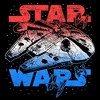 Men's Star Wars: A New Hope Patriotic Vintage Millennium Falcon T-Shirt - 2 of 4