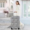 NAYSAYE Luggage 3 Piece Set Hardshell Spinner Suitcases with TSA Lock Expandable for Travel, White and Black Leopard, 28.35"*17.91"*11.61" - 2 of 4