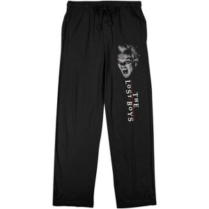 Lost Boys Angry David Men's Black Sleep Pajama Pants - 1 of 2