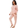Emerson Road Womens Butter Knit Long-Sleeve V-Neck Top & Jogger Set - 4 of 4