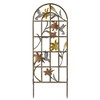 SPI Home Wide Hummingbird Trellis Garden Accent – 39"H Aluminum Outdoor Decor with Nature-Inspired Bird & Bloom Design - 3 of 3