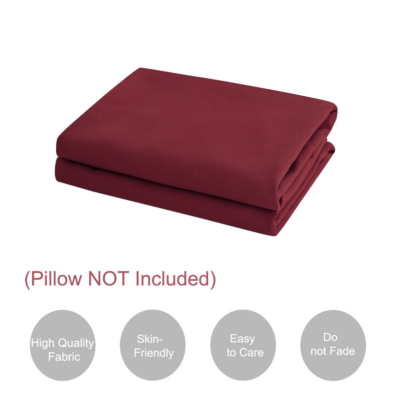 PiccoCasa Luxury 1800 Brushed Microfiber Pillowcases 2 Pcs, 4 of 7