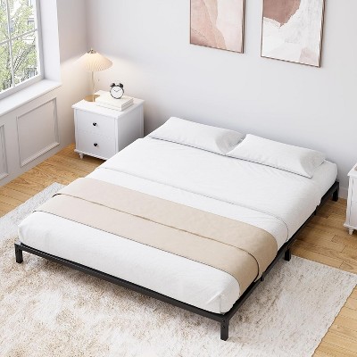Metal Bed Frame,Heavy Duty Steel Slats Support Platform Bed with Under Bed Storage for Bedroom Apartment-No Box Spring Needed,Noise Free,Easy Assembly