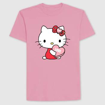  Hello Kitty Black and White Nerd Glasses Short Sleeve T-Shirt :  Clothing, Shoes & Jewelry