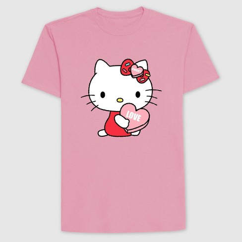 Men's Sanrio Short Sleeve Graphic T-Shirt - Pink S