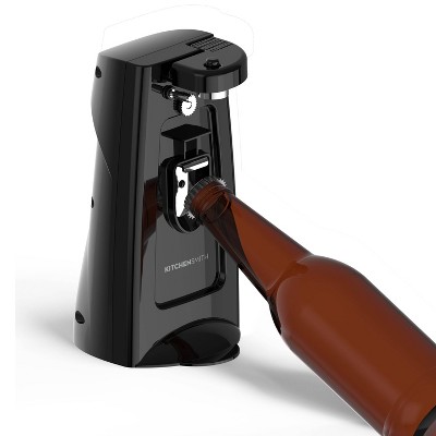 KitchenSmith Electric Can Opener Black: Freestanding, Metal & Plastic, 2-Year Warranty, Spot Clean, 9.05 Width