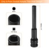 Unique Bargains 6 Point Square 1/2" Drive 5" Extra Long Phosphated CR-V Steel Deep Thin Wall Impact Socket - 2 of 4