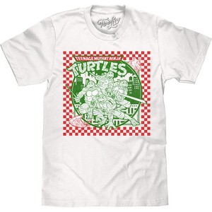 Tee Luv Teenage Mutant Ninja Turtles Pizza T-Shirt - 1 of 3