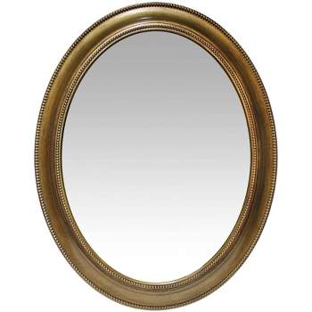 30" Sonore Oval Wall Mirror Antique Gold - Infinity Instruments