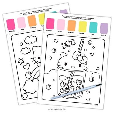 Hello Kitty Page Palette Paint Book