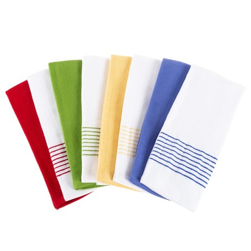 Dish Towels 100 Percent Cotton  Set of 4 for Drying and Kitchen