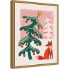 Amanti Art 16"x20" Retro Holiday III by Janelle Penner Framed Canvas Wall Art Print - 2 of 4