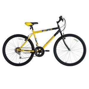Titan Bikes Men's Pioneer 12-Speed Mountain Bike with Pull Brakes, Yellow - 1 of 4