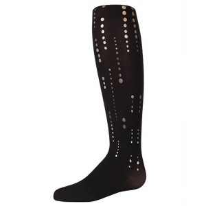 Memoi Retro Halftone Polka Dot Tights - 1 of 3