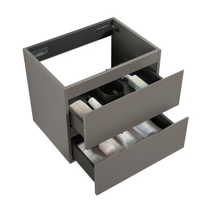 NicBex Floating Bathroom Vanity without Basin,Bathroom Sink Vanity with Drawers,24/30/36 inch Bathroom Sink Cabinet for Bathroom,White/Gray/Walnut/Oak