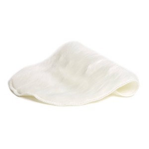 U Brands 11.4"x9.8" Locker Round Fur Rug White - 1 of 4
