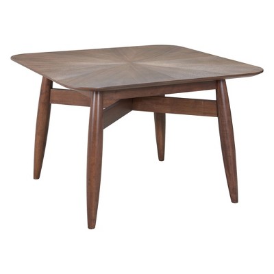 HomeRoots 46" Espresso Solid Wood Square Dining Table