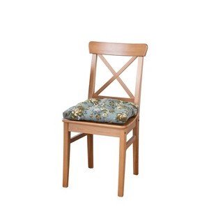 Ellis Bella Rose Stylish Medium Scale Printed Floral Pattern Non-Skid Chair Pad - 1 of 4