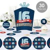 Big Dot of Happiness Boy 16th Birthday - Sweet Sixteen Birthday Party Decor and Confetti - Terrific Table Centerpiece Kit - Set of 30 - 2 of 4
