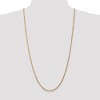 Black Bow Jewelry 2.5mm, 14k Yellow Gold, Diamond Cut, Milano Rope Chain Necklace - 2 of 4