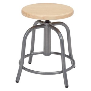 18"-24" Height Adjustable Swivel Accent Stool - Hampden Furnishings - 1 of 4