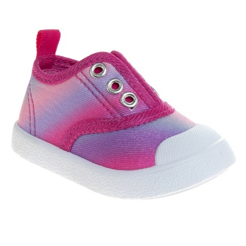 Rbx Infant Girls' Hard Sole Sneakers - Fuchsia/purple, 4 : Target