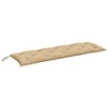 vidaXL Garden Bench Cushion Melange Beige 59.1"x19.7"x2.8" Fabric - 2 of 4