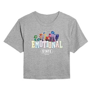 Women's - Inside Out 2 - Emotional State Cropped Graphic T-Shirt - 1 of 4