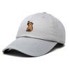Dalix Capybara Cap Embroidered Dad Baseball Hat Cotton Adjustable Womens - 4 of 4