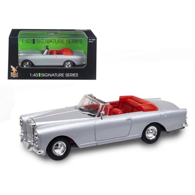 1961 Bentley Continental S2 Park Ward DHC Convertible Silver 1/43 Diecast Car Model by Road Signature