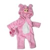 Soft Furry One-Piece Pajamas with Matching Slippers for 18-Inch Girl Dolls - 4 of 4