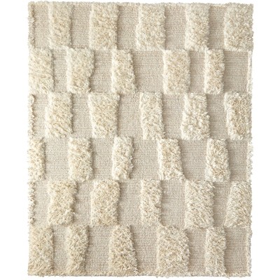 Ashby Transitional Geometric Ivory Area Rug