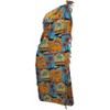 LA LEELA Women's Summer Beachwear Sarong Bikini Wraps Swim Cover Up Skirt Wrap Swimwear Swimsuit Beach Coverups for Women One Size Plus Multi,Leaf - 2 of 4