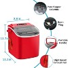 ZAFRO Countertop Ice Maker, Portable Self Cleaning Bullet Ice Maker with Handle, 9 Ice Cubes in 8 Minutes, 26Lbs in 24 Hours - 2 of 4
