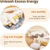Pet mint fish toy Cat Toys Fish 3 Pcs Crinkle Sound Catnip Toys Soft Linen, Interactive Kitten Exercise Kicker Toys for Indoor - 4 of 4