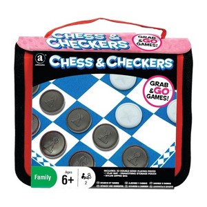 Ambassador Games Grab & Go Chess & Checkers ST054 Games - 1 of 1