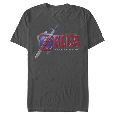 Men's Nintendo Legend Of Zelda Ocarina Of Time T-shirt : Target