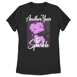 Women's Betty Boop New Year's Sparkle Betty T-Shirt - 1 of 4