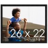 PosterPalooza | Modernist Black Picture Frame - UV Acrylic, Backing Board, Hanging Hardware Included - 2 of 4