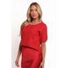 Petal and Pup Orlana Embellished Neck Short Sleeve Sweater - 4 of 4