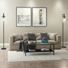 Metal Mesh Shelf Coffee Table in Black - Henn&Hart - 4 of 4